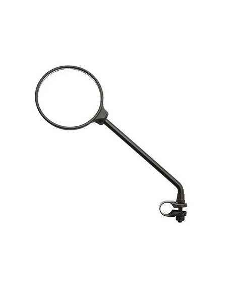 Rétroviseur universel cyclo rond à collier Noir