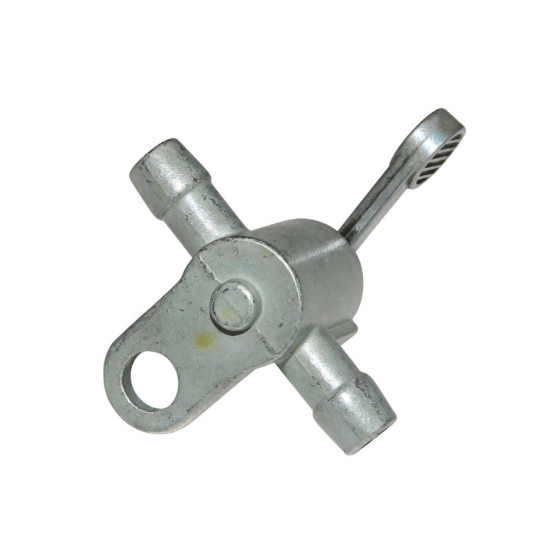 Robinet d'essence moto dirt / quad fixation sur cadre (diam 8mm)