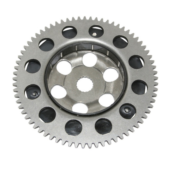 Roue libre de démarreur MBK 50 Booster / Nitro / Mach G / Ovetto 2T / Stunt / Yamaha 50 BW's / Aerox (couronne et roue libre)