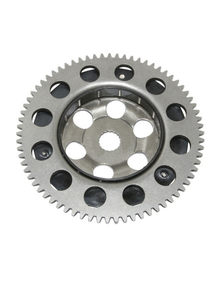 Roue libre de démarreur MBK 50 Booster / Nitro / Mach G / Ovetto 2T / Stunt / Yamaha 50 BW's / Aerox (couronne et roue libre)