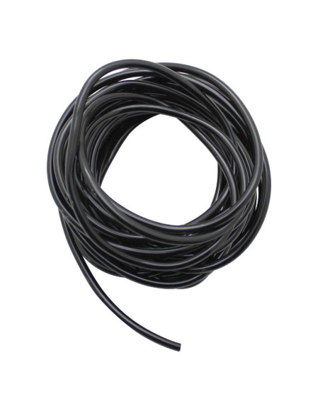 Rouleau 10 mètres durite d'essence souple 5x7 Noir