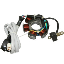 Stator d'allumage maxiscooter Piaggio 125 Liberty 1998-2005 / 125 Vespa ET4 1998-2005 / 125 Hexagon LX4 jusqu'a 1997