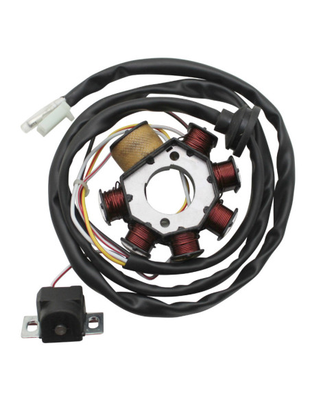 Stator d'allumage MBK 50 Booster 1990-2003 / Ovetto 1997-2001 / Nitro / Yamaha 50 BW's / Neo's 2T / Aerox 1997-2003 (6 pôles)