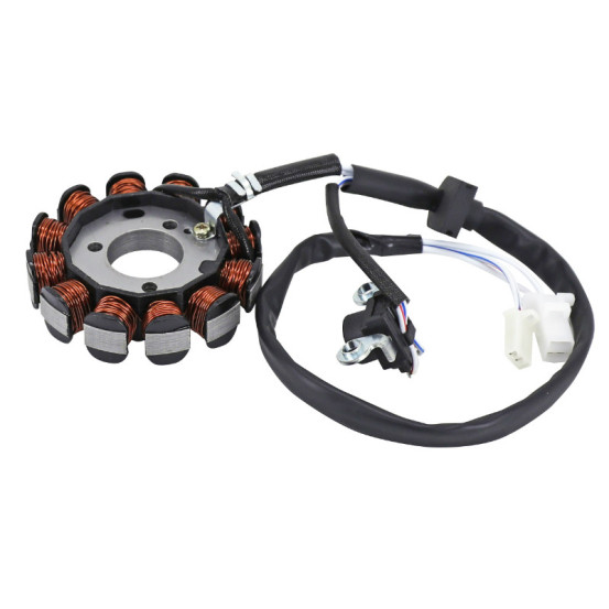 Stator d'allumage MBK 50 Booster X 2007-2009 / Ovetto 2009-2017 / Nitro 2014-2017 4T / Yamaha 50 Giggle 2007-2009 (12 pôles)