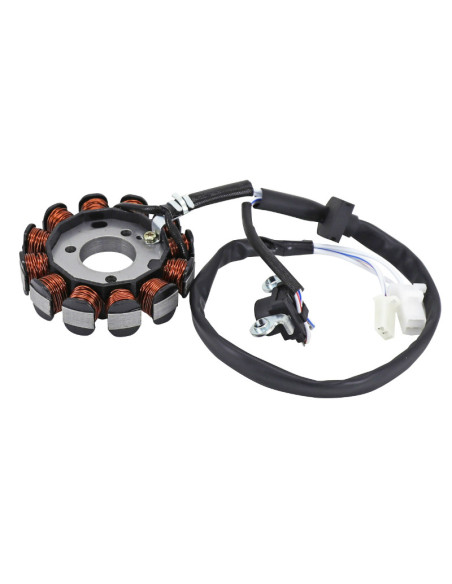 Stator d'allumage MBK 50 Booster X 2007-2009 / Ovetto 2009-2017 / Nitro 2014-2017 4T / Yamaha 50 Giggle 2007-2009 (12 pôles)