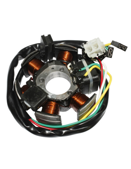 Stator d'allumage Minarelli 50 AM6 / Aprilia 50 RS 1991-2005 / Yamaha 50 DTR 2003-2006 (80w) (sans platine)