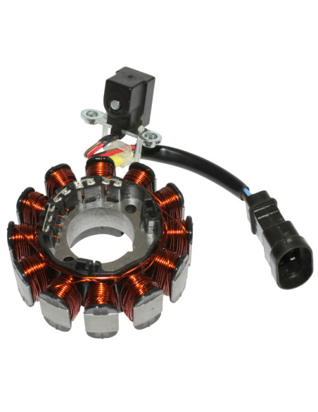 Stator d'allumage Piaggio 50 NRG Pure Jet / Aprilia 50 SR Pure Jet / Gilera 50 Runner Pure Jet (moteur injection 12 pôles)
