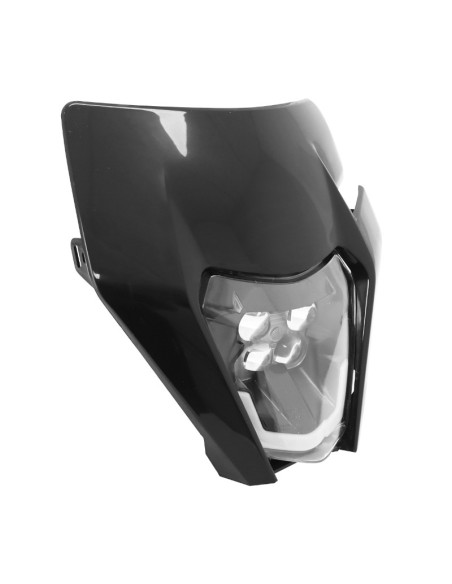 Tête de fourche moto universel type KTM EXC 2.0 Noir (led)