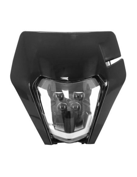 Tête de fourche moto universel type KTM EXC 2.0 Noir (led)