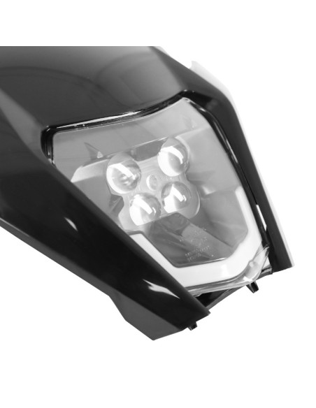 Tête de fourche moto universel type KTM EXC 2.0 Noir (led)