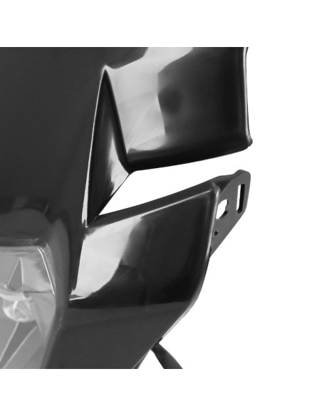 Tête de fourche moto universel type KTM EXC 2.0 Noir (led)