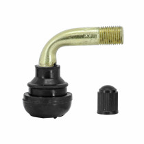 Valve de pneu tubeless coudee (hauteur 25mm / longueur 30mm)