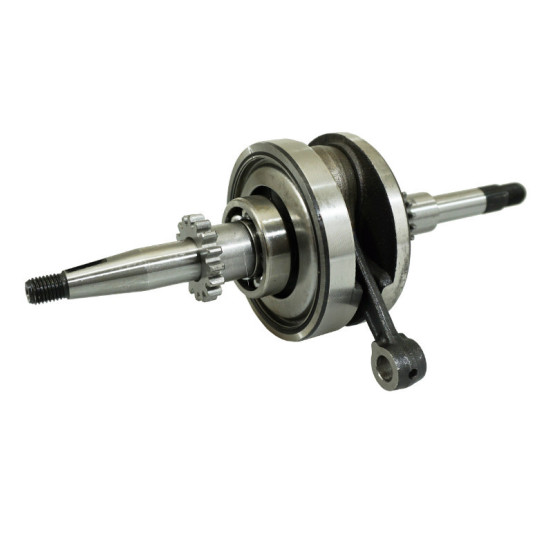 Vilebrequin scooter Peugeot 50 Kisbee 4T / Django 4T (axe de piston 10mm)