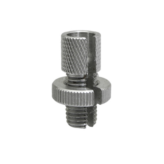 Vis creuse tendeur de câble poignee de gaz m10x125mm Alu