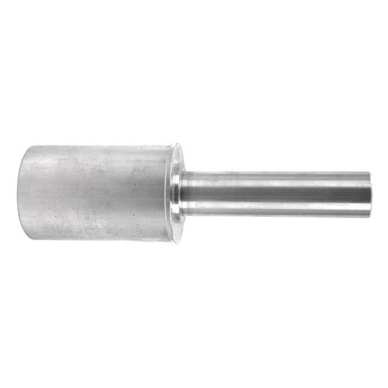 Adaptateur / broche lève moto stand arrière monobras BMW 1200 R / 1300 K / 1200 R Nine T acier argent diam 53,5 mm