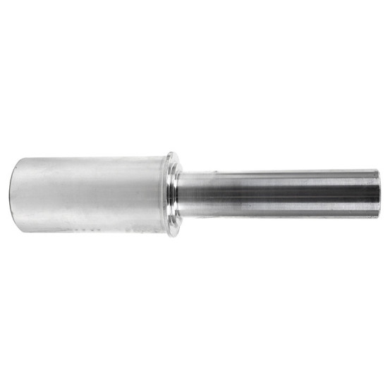 Adaptateur / broche lève moto stand arrière monobras Ducati 1098 / 1200 Monster / 1200 Multistrada acier argent diam 40 mm