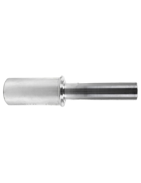 Adaptateur / broche lève moto stand arrière monobras Ducati 1098 / 1200 Monster / 1200 Multistrada acier argent diam 40 mm