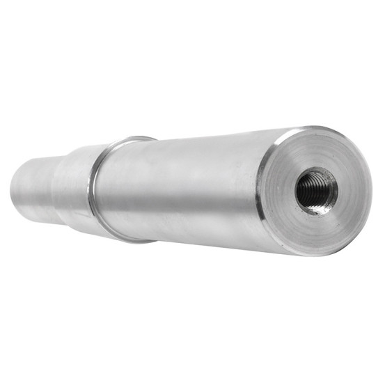 Adaptateur / broche lève moto stand arrière monobras Ducati 748 / 848 Monster / 1100 Multistrada acier argent diam 25,5-21,5 mm