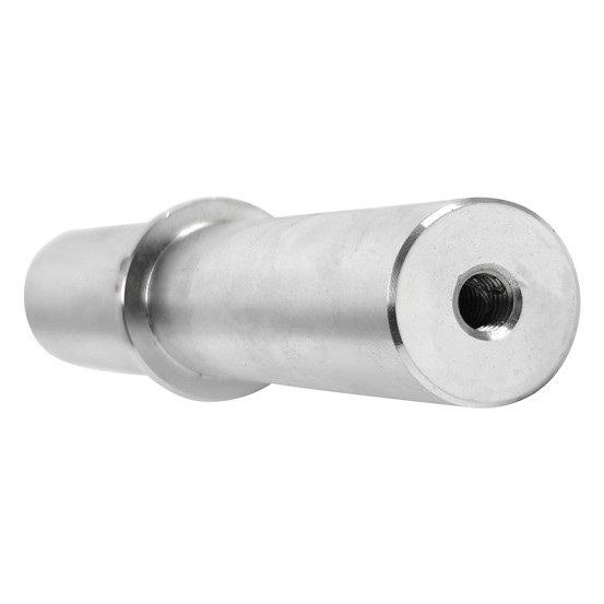 Adaptateur / broche lève moto stand arrière monobras KTM 1290 Super duke / Triumph 955 Daytona acier argent diam 27,5 mm