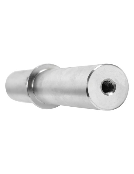 Adaptateur / broche lève moto stand arrière monobras KTM 1290 Super duke / Triumph 955 Daytona acier argent diam 27,5 mm