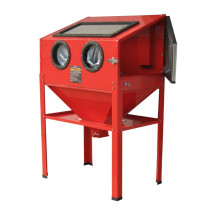 Cabine de sablage 220 litres pression 3 à 8 bars (145 litres/minute)