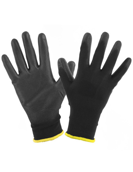 Gants atelier polyurethane Noir / taille 7 (S)