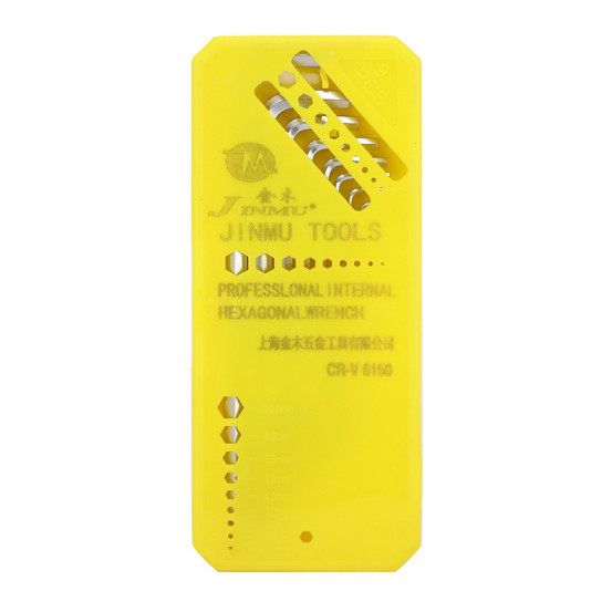 Jeu de 9 clés Allen (BTR) longues embout spherique (jeu de 9 diam de 1,5 à 10mm)
