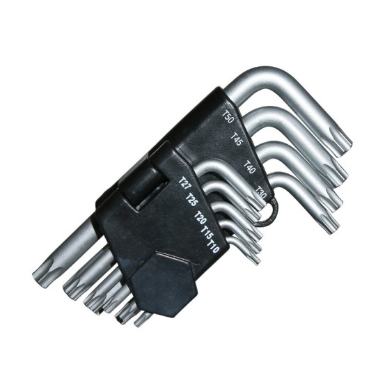 Jeu de 9 clés Torx à trou (diam de 10 à 50mm)