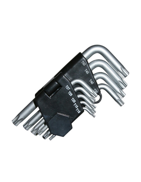 Jeu de 9 clés Torx à trou (diam de 10 à 50mm)