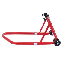 Lève moto / béquille de stand arrière / avant universel acier rouge (charge maxi 250 kg) 2