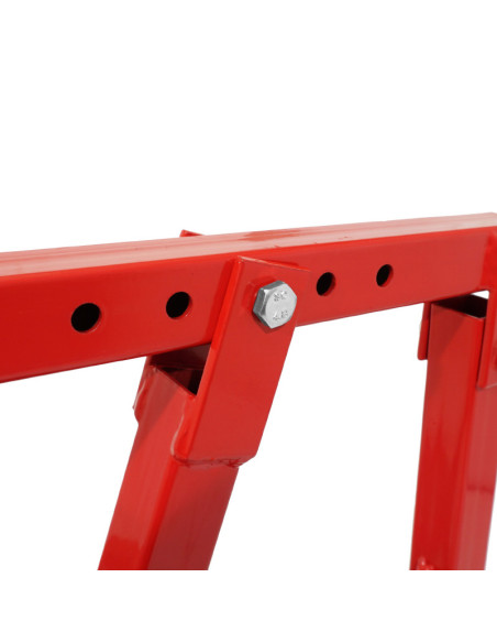 Machine démonte pneu acier rouge (17 à 21 pouces)