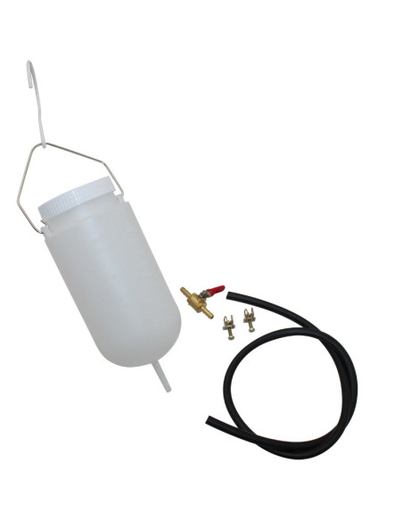 Réservoir atelier auxiliaire avec robinet + durite + crochet (1 litre)