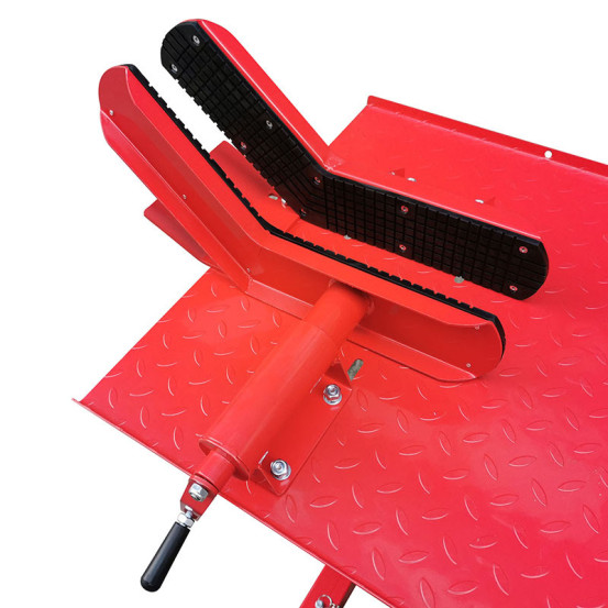 Pont élévateur / table moto universel acier rouge plateau 180x60 cm