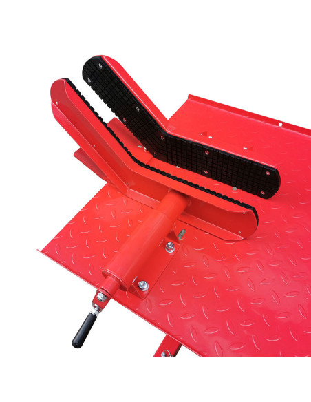 Pont élévateur / table moto universel acier rouge plateau 180x60 cm