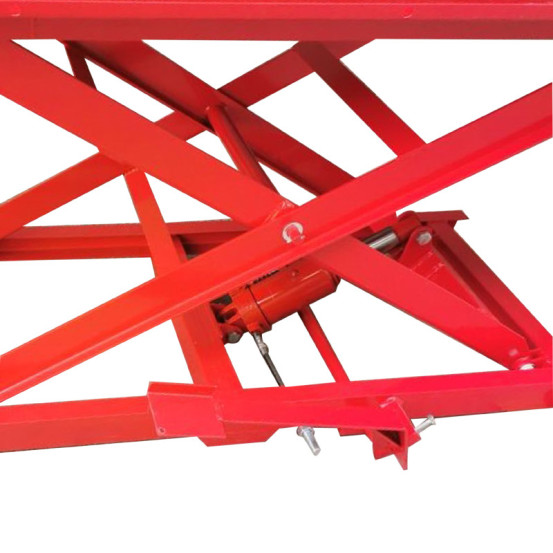 Pont élévateur / table moto universel acier rouge plateau 180x60 cm