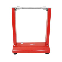 Equilibreuse de roue / pneu moto statique acier rouge (diam cone de 12 à 30mm / hauteur Max 51cm) 2