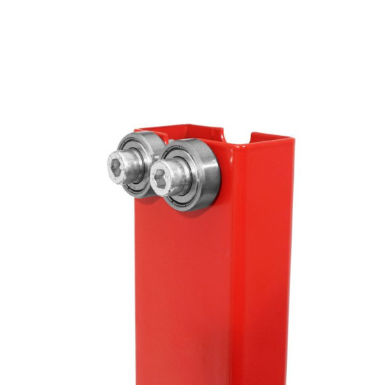Equilibreuse de roue / pneu moto statique acier rouge (diam cone de 12 à 30mm / hauteur Max 51cm)