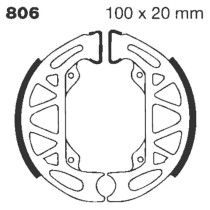 Machoires de frein EBC BRAKES 806 standards - GILERA - PIAGGIO