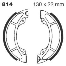 Machoires de frein EBC BRAKES 814G rainurées - KTM