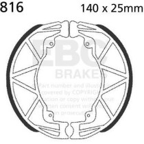 Machoires de frein EBC BRAKES 816 standards - APRILIA - DERBI - ITALJET - PIAGGIO - VESPA