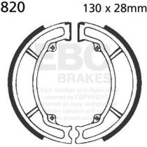 Machoires de frein EBC BRAKES 820 standards - SYM