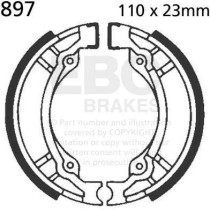 Machoires de frein EBC BRAKES 897 standards - PGO - SUZUKI