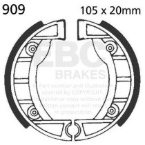 Machoires de frein EBC BRAKES 909 standards - PIAGGIO