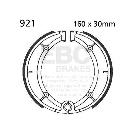 Machoires de frein EBC BRAKES 921 standards - APRILIA - GILERA