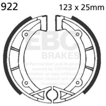 Machoires de frein EBC BRAKES 922 standards - HERCULES