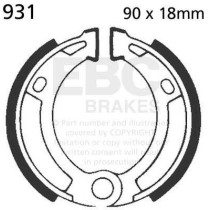 Machoires de frein EBC BRAKES 931 standards - TOMOS