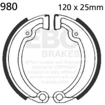 Machoires de frein EBC BRAKES 980 standards - MZ