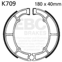 Machoires de frein EBC BRAKES K709 standards - KAWASAKI