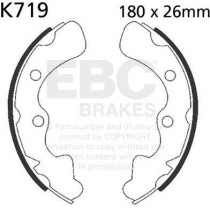 Machoires de frein EBC BRAKES K719 standards - KAWASAKI
