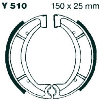 Machoires de frein EBC BRAKES Y510G rainurées - YAMAHA